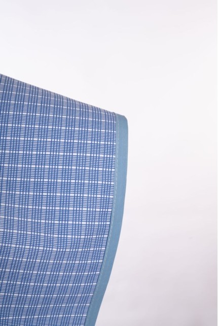Lätzchen Barriere 50x90, blauer Flanell