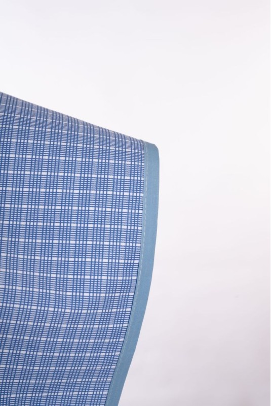 Lätzchen Barriere 50x90, blauer Flanell