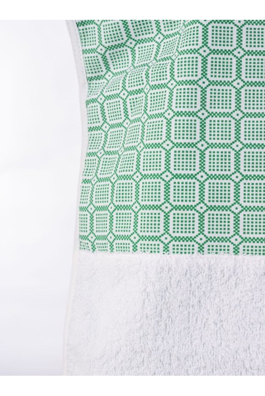 Bavoir barrière, 50x90, PVC, motif circuit vert