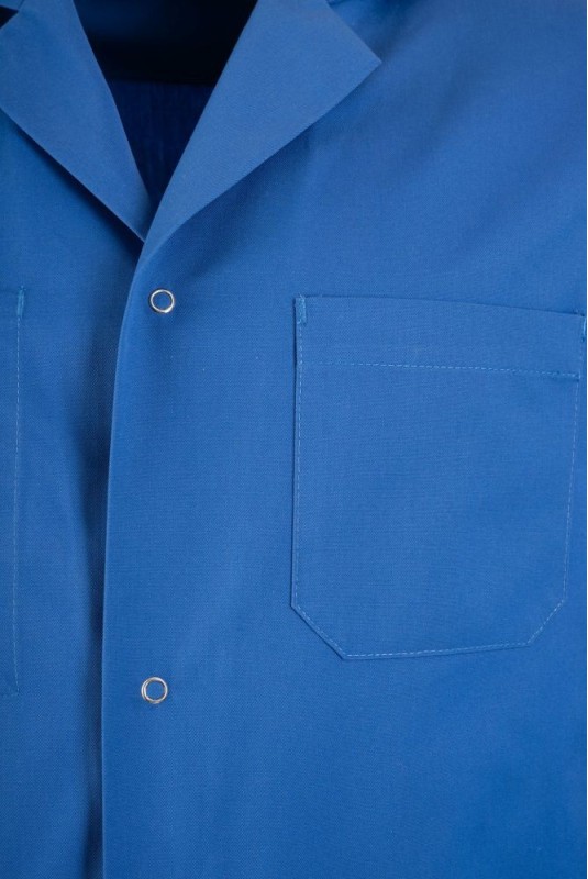 PANAMA - blaue Bluse für Männer