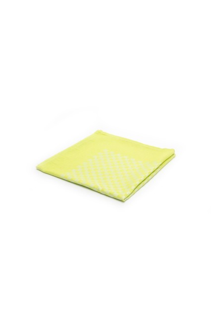 Serviette de table, 55x55 PC 50/50, vert anis motif petit damier