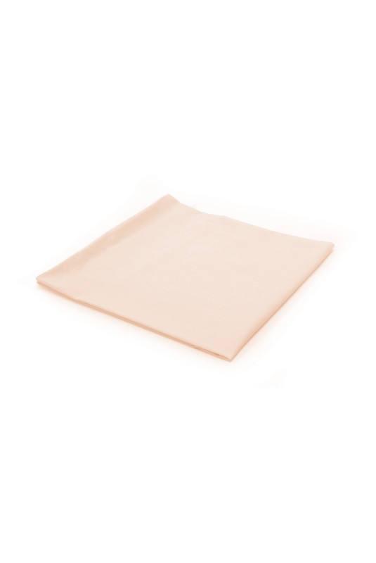 Kopfkissenbezug, 65x65, PC 50/50, Lachs, mit Klappe