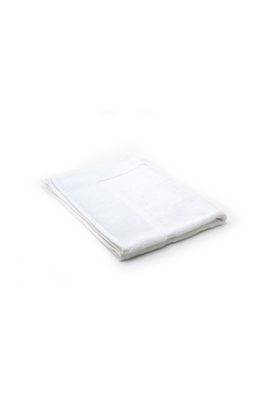 Tapis de bain 50x70 éponge 100 Coton 730gr blanc - Résistant