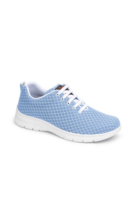 CALPE - sky blue lace-up trainer - Comfort & durability