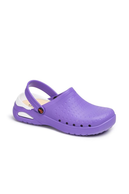 EVA SOFT - purple monocoque clog - Comfort & durability