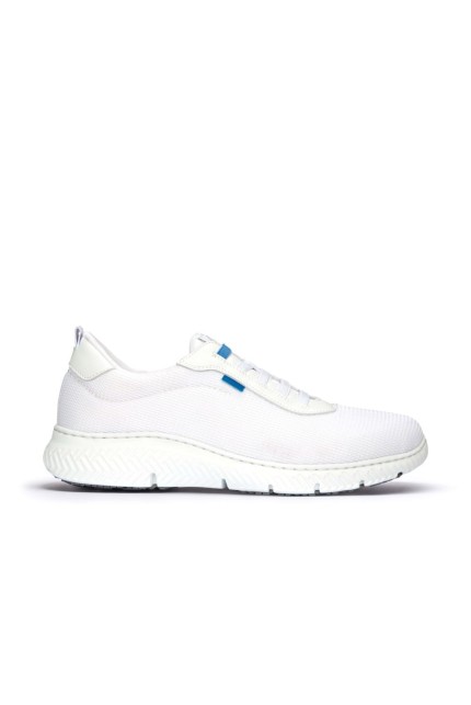 ALICANTE – white lace-up trainers - Comfort & durability