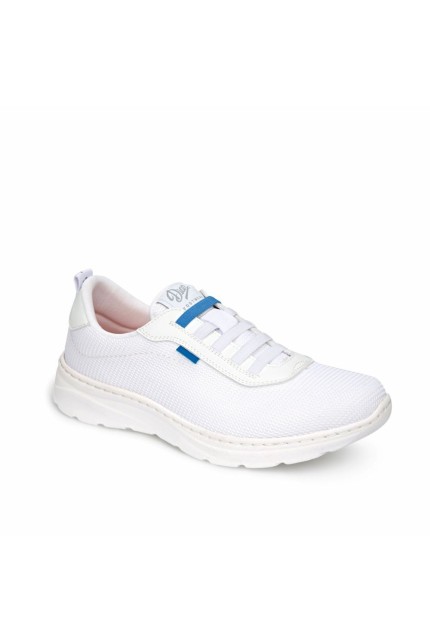 ALICANTE - weiße Turnschuhe mit Schnürsenkeln