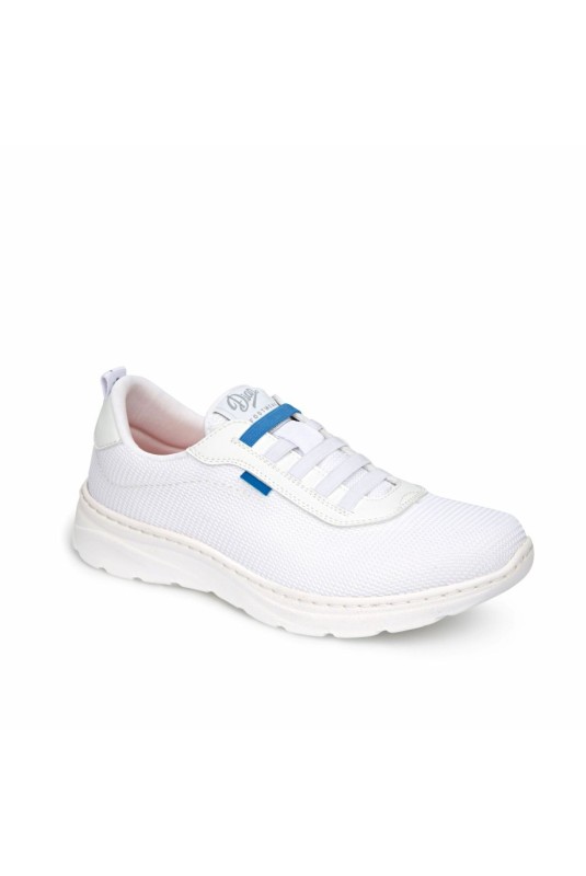 ALICANTE – white lace-up trainers - Comfort & durability