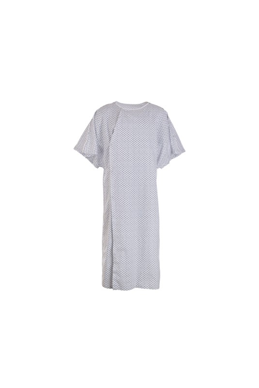 FIDJI - hospital gown, double back, butterfly sleeve